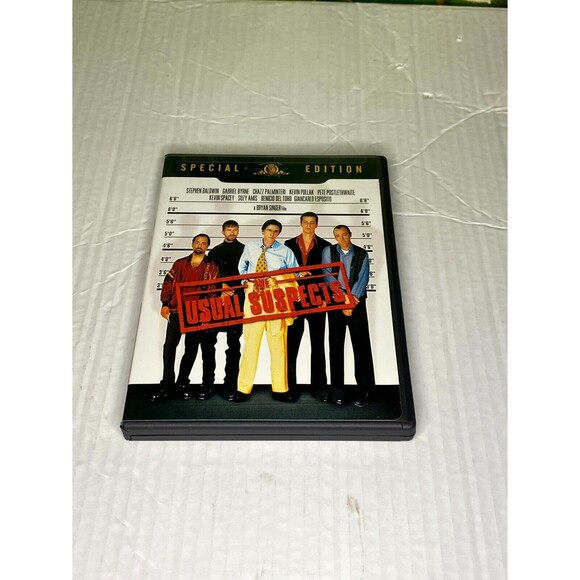 The Usual Suspects [DVD]Gabriel Byrne, Kevin Pollak, Kevin Spacey, Suzy Amis NEW - Picture 1 of 3